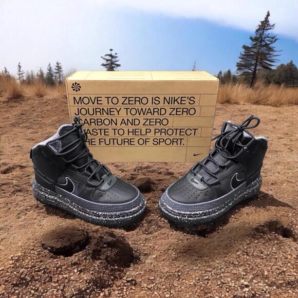 AIR FORCE BOOT NN DARK SMOKE GREY CRATER SKU# DD0747-001 SIZE 7.5 READY TO SHIP!